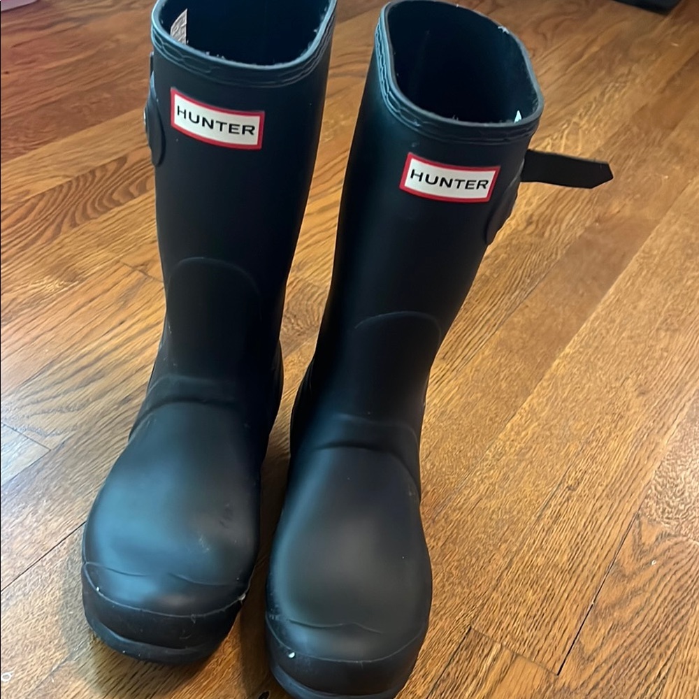 Hunter Black Rain Boots